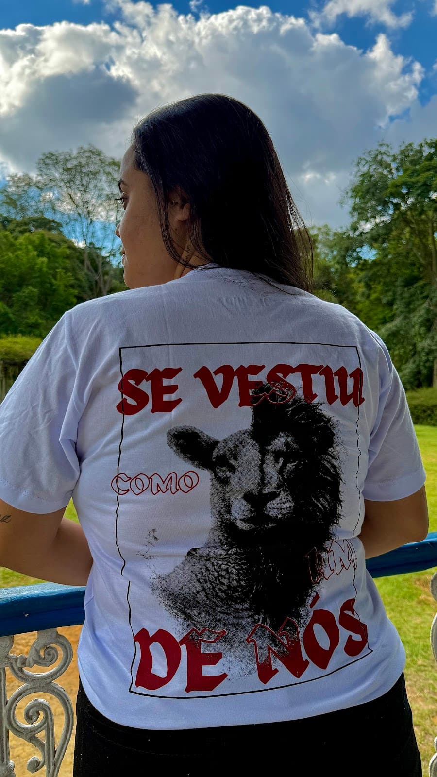 Camiseta Sal e Luz — back