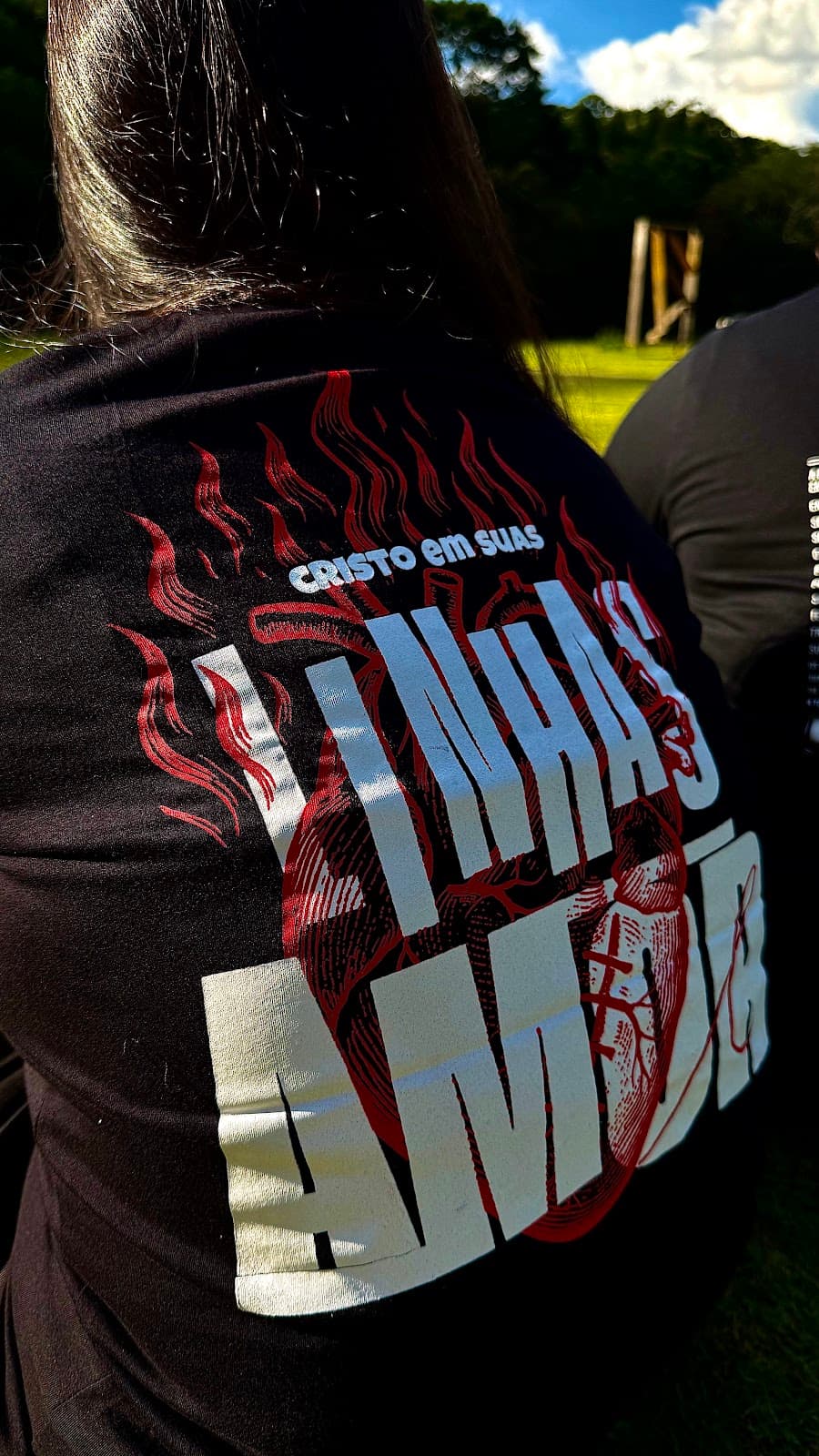 Camiseta Oversized Fé Urbana — back