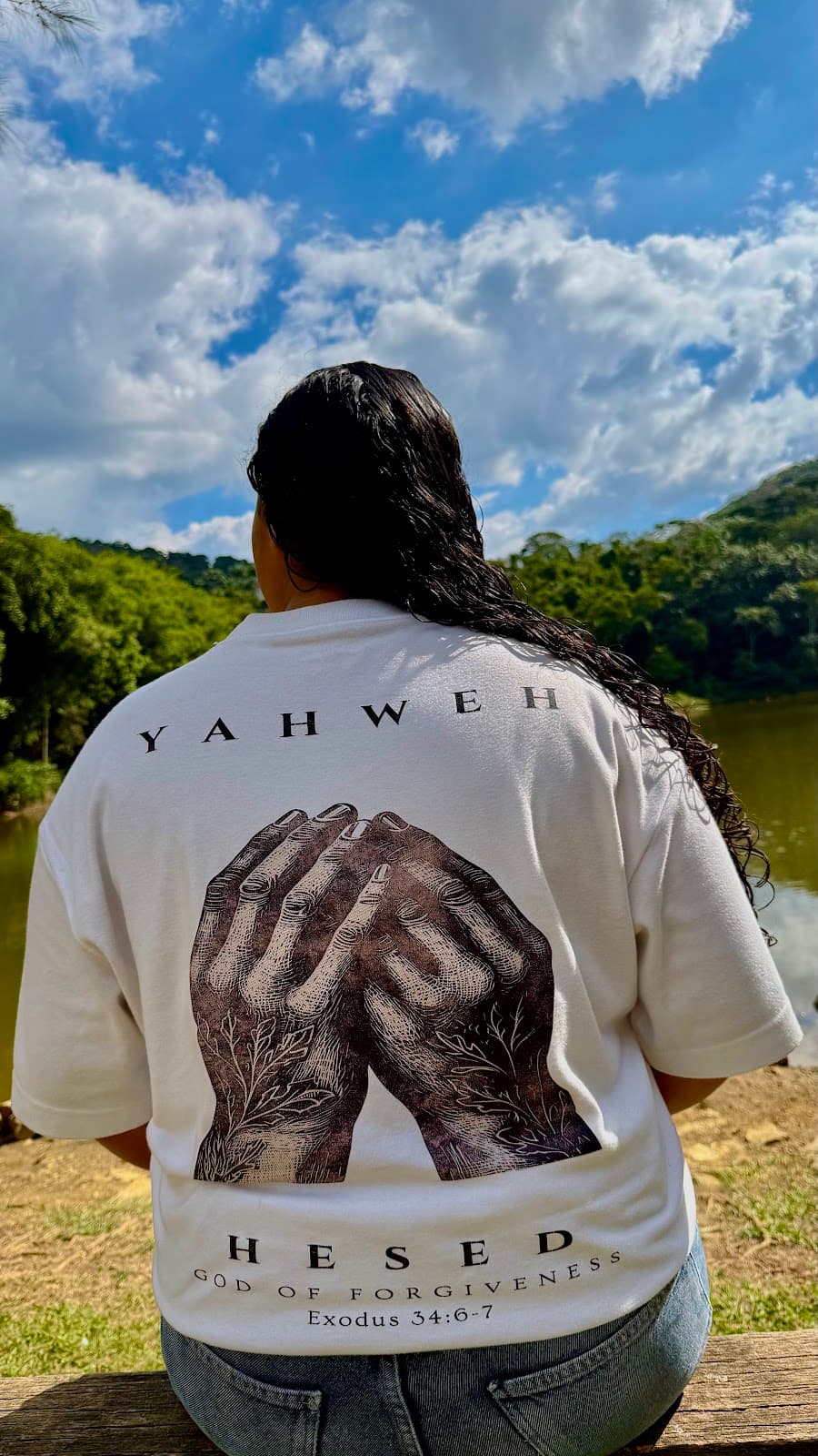 Camiseta Sal e Luz — front